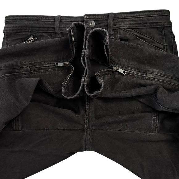 Free People Vintage Stretch Midnight Magic Jeans High Rise Skinny Leg Black 29 - Picture 14 of 16